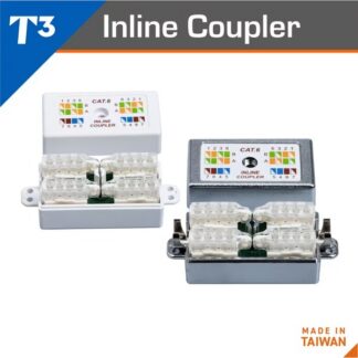 【★ 美國 T3 】 網路連接盒 對接盒 網路連結器 網路線延長 ● 免工具 ● 台灣製