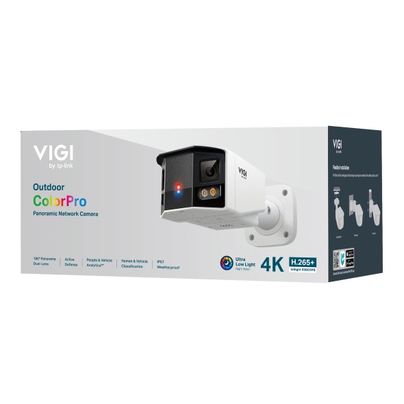 【tp link VIGI】VIGI 8MP 戶外 ColorPro 全景槍型網路攝影機●InSight S385DPS:圖片 4