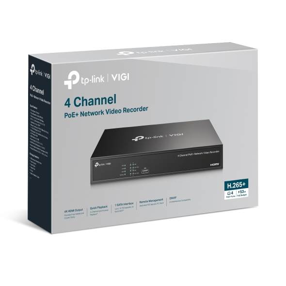 【tp link VIGI】VIGI 4 路 PoE+ 網路監控主機/監視器主機(NVR)●VIGI NVR1004H-4P:圖片 6